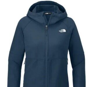 The North Face [NF0A8BUE] Ladies Barr Lake Hooded Soft Shell Jacket-NAVY SMALL